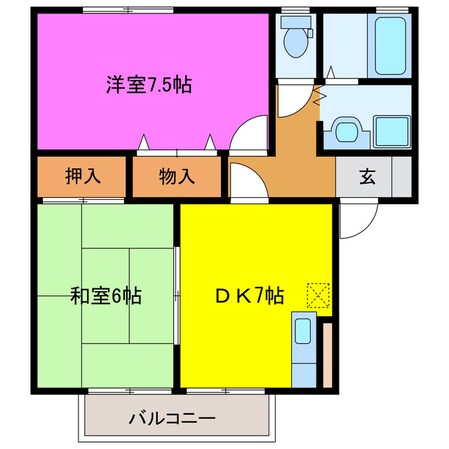 ルミエール池田の物件間取画像